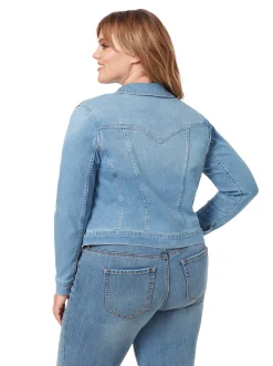 Jessica Simpson Pixie Jacket In < Denim|Jackets, Blazers & Kimonos