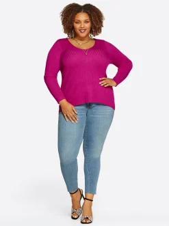 Jessica Simpson Prescilla Top In Festival Fuchsia< Tops & Tees