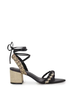 Jessica Simpson Prim Woven Block Heel Sandal In < Sandals