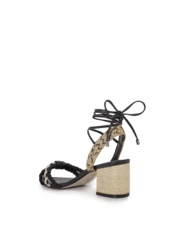 Jessica Simpson Prim Woven Block Heel Sandal In < Sandals