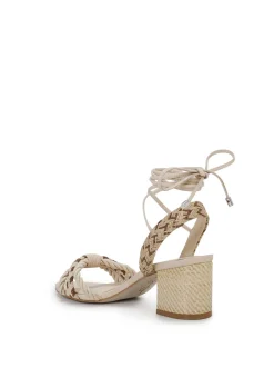 Jessica Simpson Prim Woven Block Heel Sandal In < Sandals