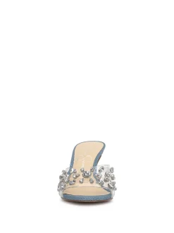 Jessica Simpson Primana Lucite Mule In < Sandals