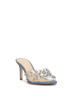 Jessica Simpson Primana Lucite Mule In < Sandals