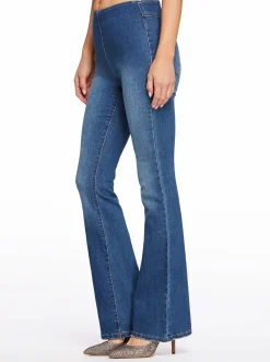 Jessica Simpson Pull On Flare In < Denim