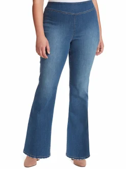 Jessica Simpson Pull On Flare In < Denim
