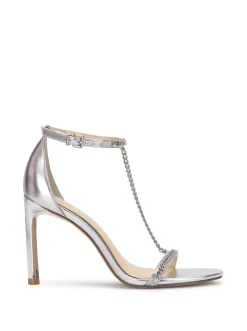 Jessica Simpson Qiven High Heel In Silver< Sandals