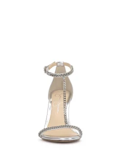 Jessica Simpson Qiven High Heel In Silver< Sandals