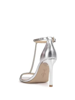 Jessica Simpson Qiven High Heel In Silver< Sandals