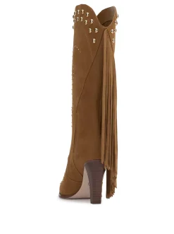 Jessica Simpson Rosera Studded Fringe Boot In < Boots & Booties