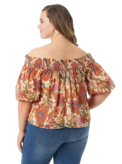 Jessica Simpson Rosiya Off Shoulder Top In < Sets|Tops & Tees
