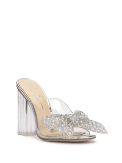Jessica Simpson Saidah Block Heel In < Slides & Mules