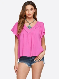 Jessica Simpson Serenity Top In < Tops & Tees