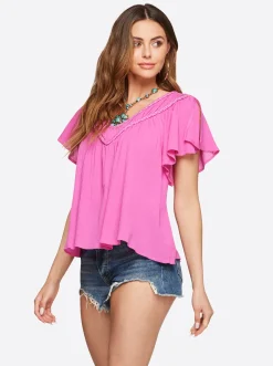 Jessica Simpson Serenity Top In < Tops & Tees