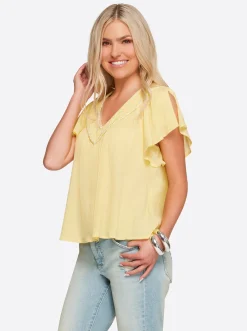 Jessica Simpson Serenity Top In < Tops & Tees