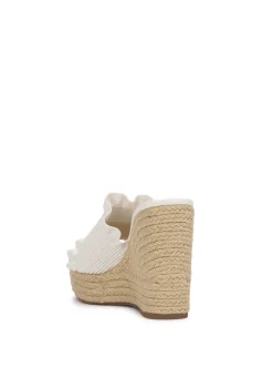 Jessica Simpson Serilda Espadrille Wedge In White< Slides & Mules|Wedges