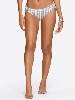 Jessica Simpson Side Shirred Hipster In < Swim|Two Piece Swim
