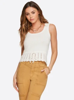 Jessica Simpson Sierra Sweater Tank In < Tops & Tees
