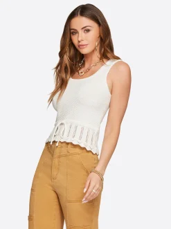 Jessica Simpson Sierra Sweater Tank In < Tops & Tees