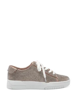 Jessica Simpson Silesta Casual Sneaker In Champagne Sparkle< Flats
