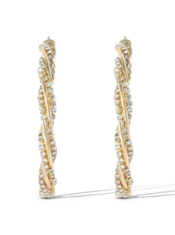 Jessica Simpson Spiral Hoop Earrings< Earrings