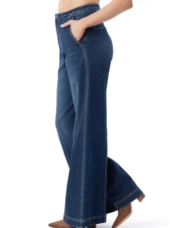 Jessica Simpson Spirit Super Wide Leg Jean In < Denim