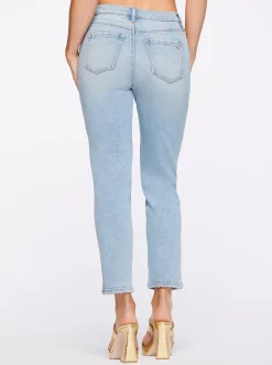 Jessica Simpson Spotlight High Rise Straight Jeans In < Denim