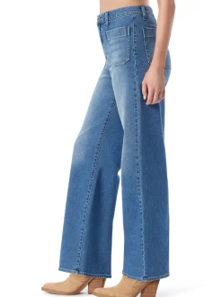 Jessica Simpson Starstruck Wide Leg Jean In < Denim