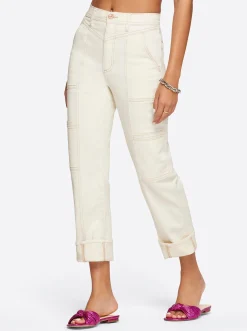 Jessica Simpson Straight Cargo Ankle In < Bottoms|Denim
