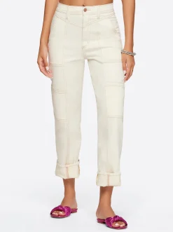Jessica Simpson Straight Cargo Ankle In < Bottoms|Denim