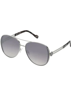 Jessica Simpson Stylish Metal Aviator Sunglasses In & Tortoise< Sunglasses
