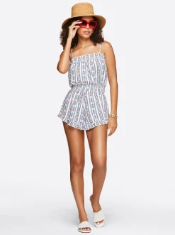 Jessica Simpson Romper In White Multi< Jumpsuits & Rompers|Swim