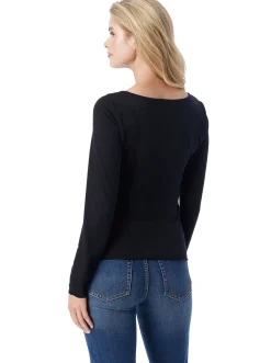 Jessica Simpson Tahani Henley Top In < Tops & Tees
