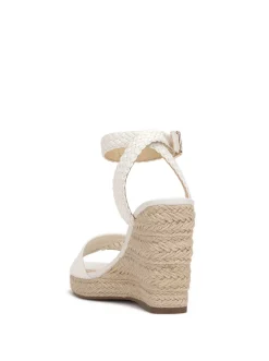 Jessica Simpson Talise Braided Wedge In White< Wedges