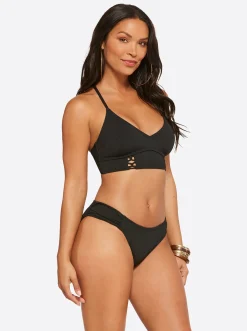 Jessica Simpson Textured Solids Cropped Cami In < Swim|Two Piece Swim