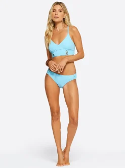 Jessica Simpson Textured Solids Cropped Cami In < Swim|Two Piece Swim