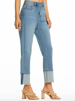 Jessica Simpson Throwback Straight Jeans In < Bottoms|Denim