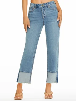 Jessica Simpson Throwback Straight Jeans In < Bottoms|Denim
