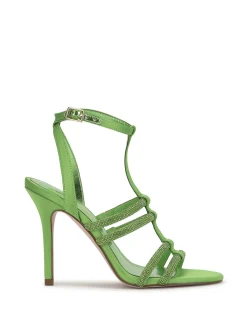 Jessica Simpson Tiannah T-Strap High Heel In Green< Sandals
