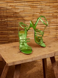Jessica Simpson Tiannah T-Strap High Heel In Green< Sandals