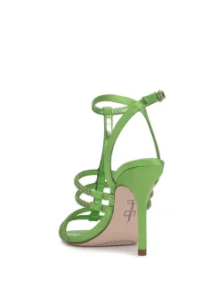 Jessica Simpson Tiannah T-Strap High Heel In Green< Sandals