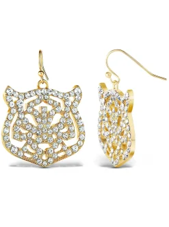 Jessica Simpson Tiger Drop Earrings< Earrings