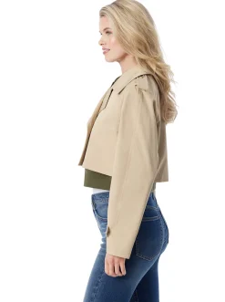 Jessica Simpson Trench Bomber Jacket In < Jackets, Blazers & Kimonos|Sweaters