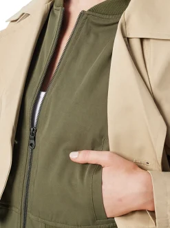 Jessica Simpson Trench Bomber Jacket In < Jackets, Blazers & Kimonos|Sweaters