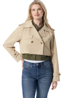 Jessica Simpson Trench Bomber Jacket In < Jackets, Blazers & Kimonos|Sweaters