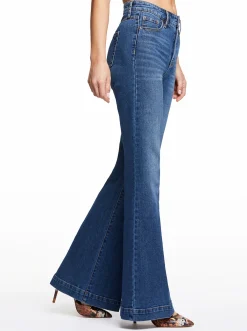 Jessica Simpson True Love Wide Leg Trouser Jeans In < Denim
