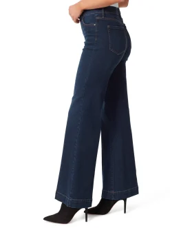 Jessica Simpson True Love Wide Leg Trouser Jeans In < Denim