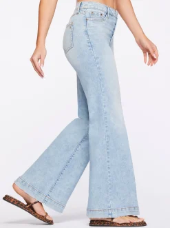 Jessica Simpson True Love Wide Leg Trouser Jeans In < Denim