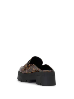 Jessica Simpson Uma Slip On Loafer In Leopard< Flats|Slides & Mules
