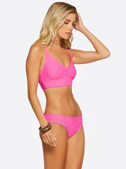 Jessica Simpson Under The Sea Cropped Cami In < Swim|Two Piece Swim