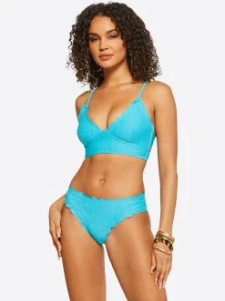 Jessica Simpson Under The Sea Cropped Cami In < Swim|Two Piece Swim